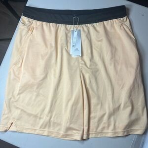 NWT Adidas XL Axis Knit 3.0 Aeroready Primegreen Pulse Amber Training Shorts